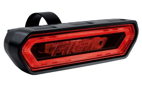 Chase, Rear Facing 5 Mode LED Light, Red Halo, Black Housing