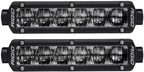 SR-Series DOT/SAE J583 6 Inch White LED Fog Light, PAIR