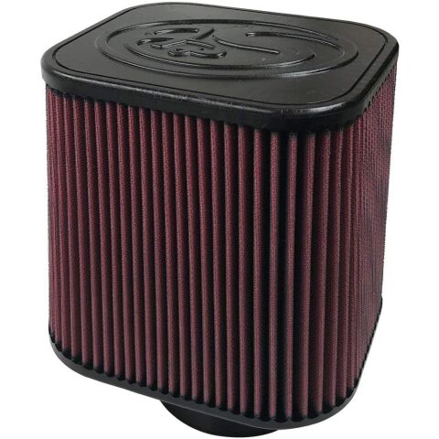 Air Filter For Intake Kits 75-1532, 75-1525 Oiled Cotton Cleanable Red